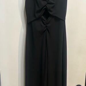 Calvin Klein cut out black jumpsuit